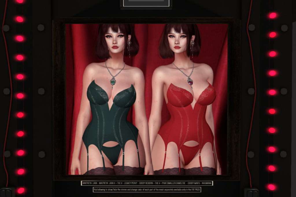 Claire Lingerie - Legacy/MaitreyaX/Nhumana/Reborn/+mods, L$399 each/L$1999 FP