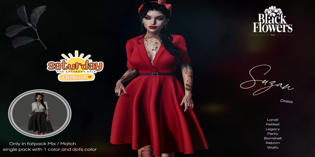 Suzan Dress - Legacy/MaitreyaX/Reborn/+mods	&lt;a href=&quot;http://maps.secondlife.com/secondlife/BuY%20ME%20POSES/127/129/27&quot; target=&quot;_blank&quot;&gt;Teleport&lt;/a&gt;