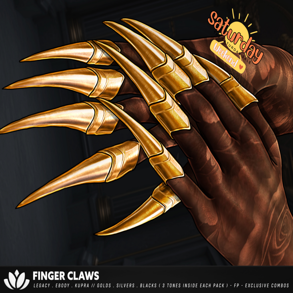 Finger Clawas - Inithium/Legacy/Reborn	&lt;a href=&quot;https://maps.secondlife.com/secondlife/BlackLotus/115/93/29&quot; target=&quot;_blank&quot;&gt;Teleport&lt;/a&gt;