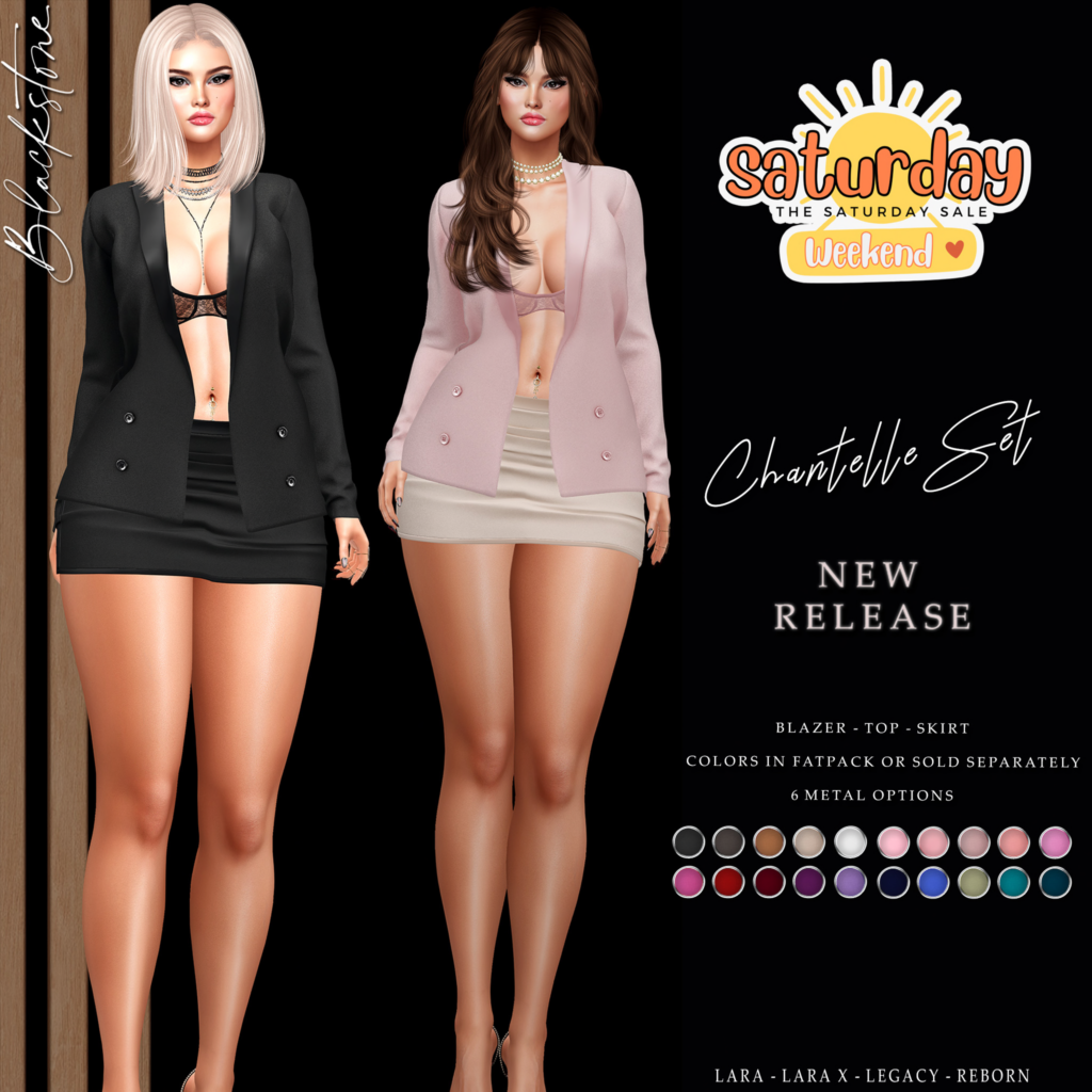 Chantelle Set - Legacy/Maitreya/Reborn/+mods	&lt;a href=&quot;http://maps.secondlife.com/secondlife/Fine/128/98/22&quot; target=&quot;_blank&quot;&gt;Teleport&lt;/a&gt;
