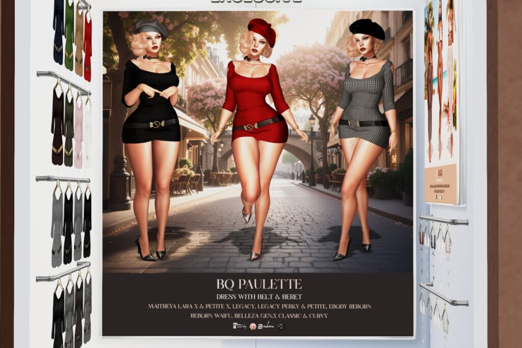 Paulette Outfit - GenX/Legacy/MaitreyaX/Reborn/+mods, L$210 each/L$3600 FP