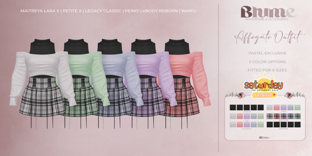 Affogato Outfit - Legacy/MaitreyaX/Reborn/+mods	&lt;a href=&quot;http://maps.secondlife.com/secondlife/Bruschetta/140/41/1301&quot; target=&quot;_blank&quot;&gt;Teleport&lt;/a&gt;