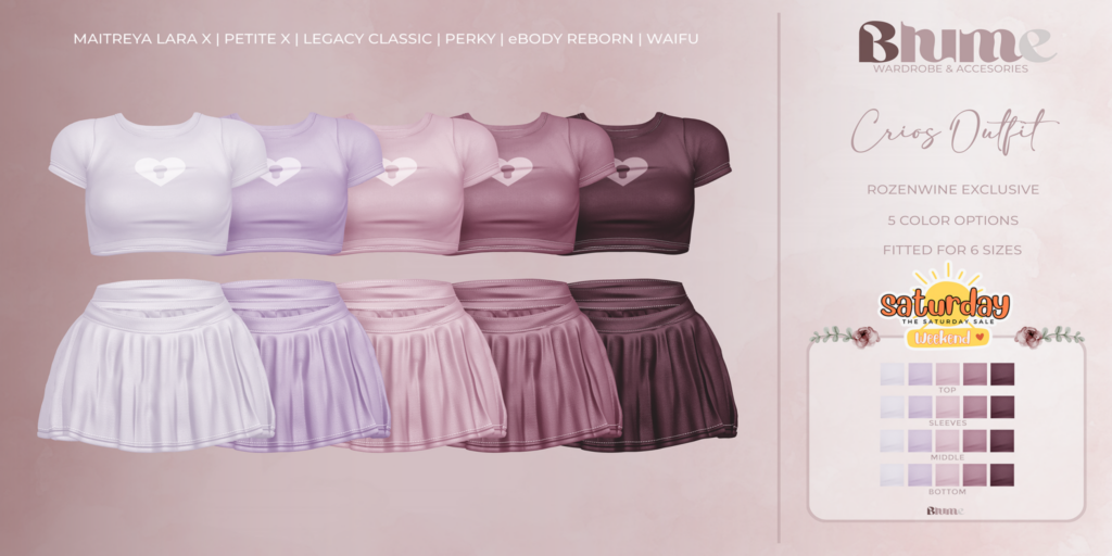 Crios Outfit - Legacy/MaitreyaX/Reborn/+mods	&lt;a href=&quot;http://maps.secondlife.com/secondlife/Bruschetta/140/41/1301&quot; target=&quot;_blank&quot;&gt;Teleport&lt;/a&gt;