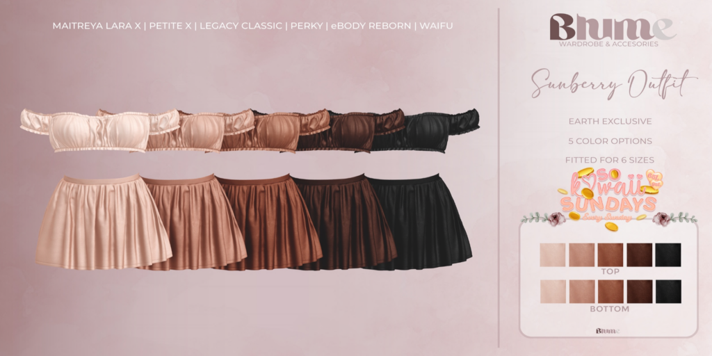 Sunberry Outfit - Legacy/MaitreyaX/Reborn/+mods	&lt;a href=&quot;http://maps.secondlife.com/secondlife/Bruschetta/149/46/1301&quot; target=&quot;_blank&quot;&gt;Teleport&lt;/a&gt;
