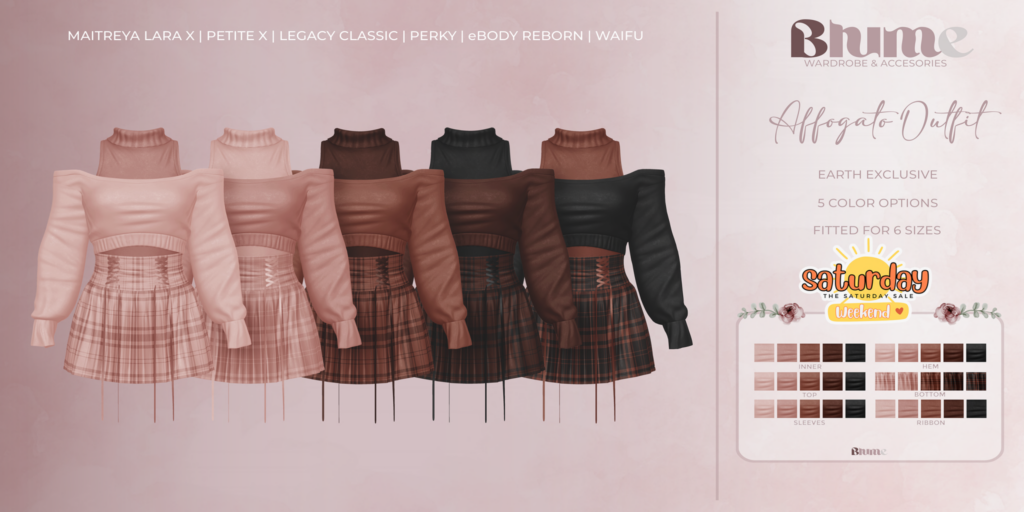 Affogato Outfit - Legacy/MaitreyaX/Reborn/+mods	&lt;a href=&quot;http://maps.secondlife.com/secondlife/Bruschetta/140/41/1301&quot; target=&quot;_blank&quot;&gt;Teleport&lt;/a&gt;