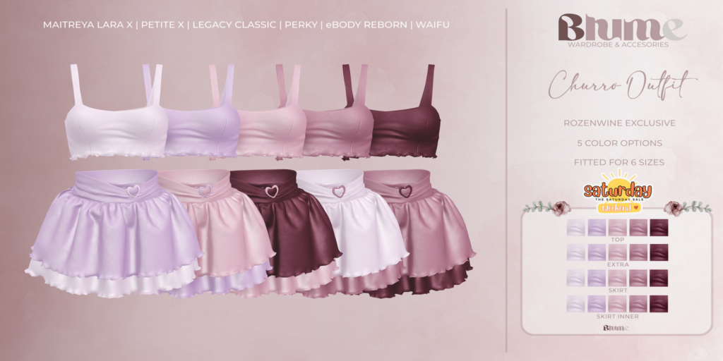 Churro Outfit - Legacy/MaitreyaX/Reborn/+mods	&lt;a href=&quot;http://maps.secondlife.com/secondlife/Bruschetta/140/41/1301&quot; target=&quot;_blank&quot;&gt;Teleport&lt;/a&gt;