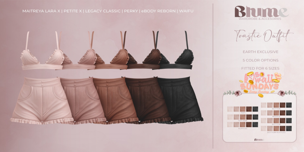 Toastie Outfit - Legacy/MaitreyaX/Reborn/+mods	&lt;a href=&quot;http://maps.secondlife.com/secondlife/Bruschetta/149/46/1301&quot; target=&quot;_blank&quot;&gt;Teleport&lt;/a&gt;