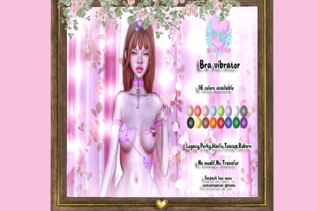 Bra Vibrator - Legacy/Reborn/+mods, L$279 each/L$900 FP