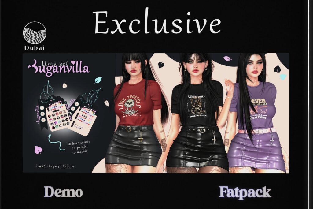 Uma Set - Legacy/MaitreyaX/Reborn, L$399 each/L$1799 FP
