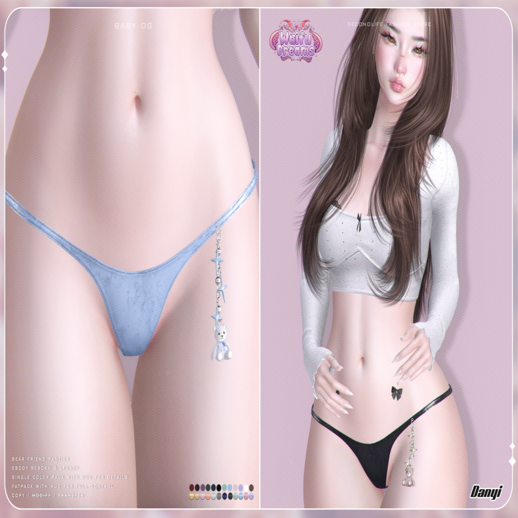 Bear Friend Panties - Legacy/Reborn