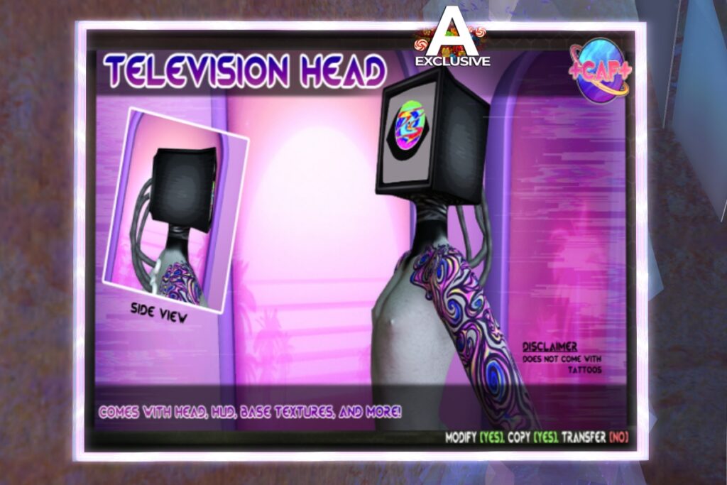 Television Head, L$500