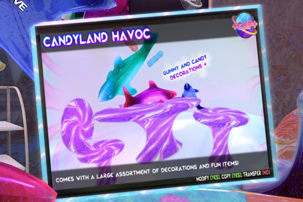 Candyland Havoc Decor Set, L$400 FP