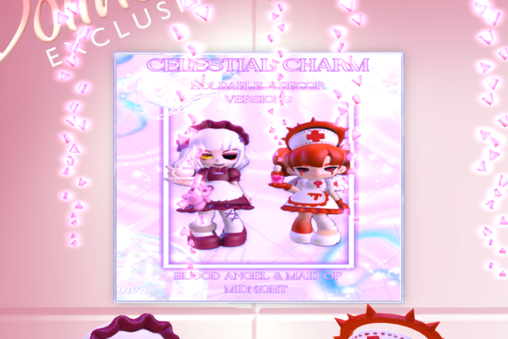 Blood Angel &amp; Maid of Midnight Holdable &amp; Decor, L$349 each
