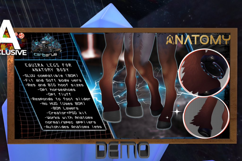 Equira Legs - Anatomy/Reborn, L$649 each