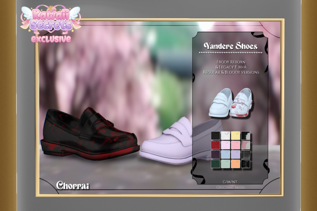 Yandere Shoes - Legacy F+M/Reborn/+mods, L$400