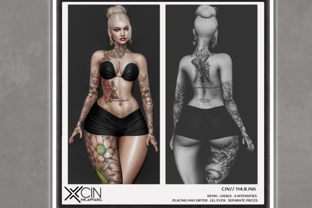 114 B Ink- Evo X, L$399