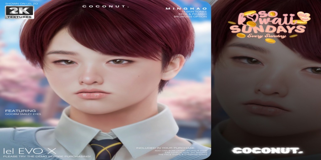 Minghao Poses - EvoX	&lt;a href=&quot;http://maps.secondlife.com/secondlife/Prince%20Island/159/219/805&quot; target=&quot;_blank&quot;&gt;Teleport&lt;/a&gt;