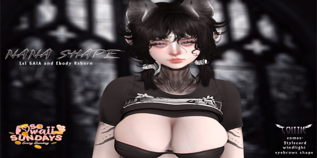 Nana Shape - EvoX Gaia/Reborn	&lt;a href=&quot;http://maps.secondlife.com/secondlife/Hashira/58/165/2&quot; target=&quot;_blank&quot;&gt;Teleport&lt;/a&gt;