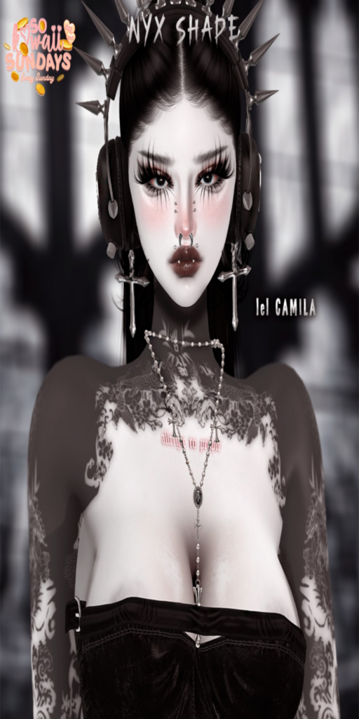 Nyx Shape - EvoX Camila	&lt;a href=&quot;http://maps.secondlife.com/secondlife/Hashira/58/165/2&quot; target=&quot;_blank&quot;&gt;Teleport&lt;/a&gt;