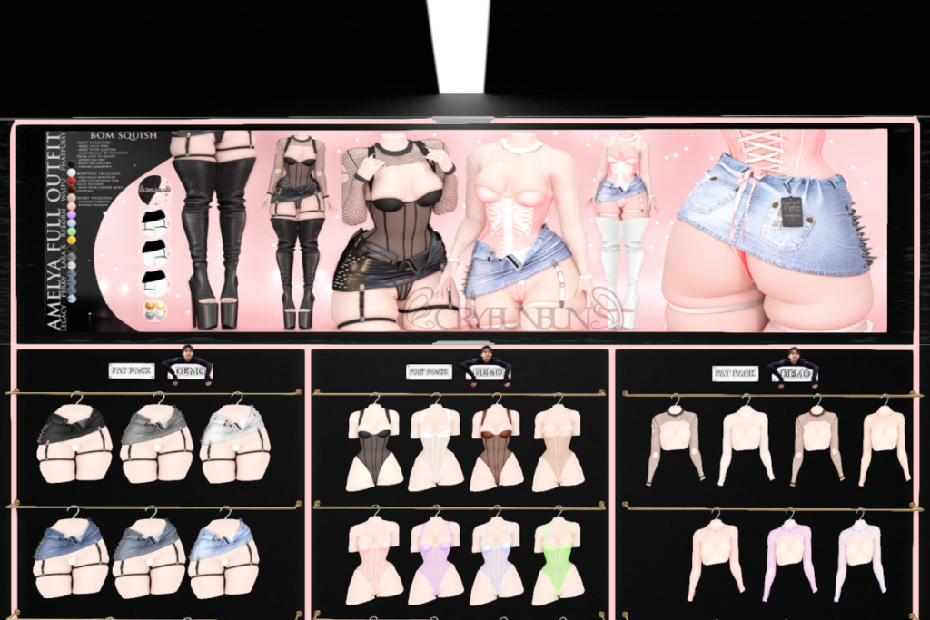 Amelia Set - Legacy/MaitreyaX/Reborn/+mods, L$419-L$499 each/L$699-L$2499 each FP