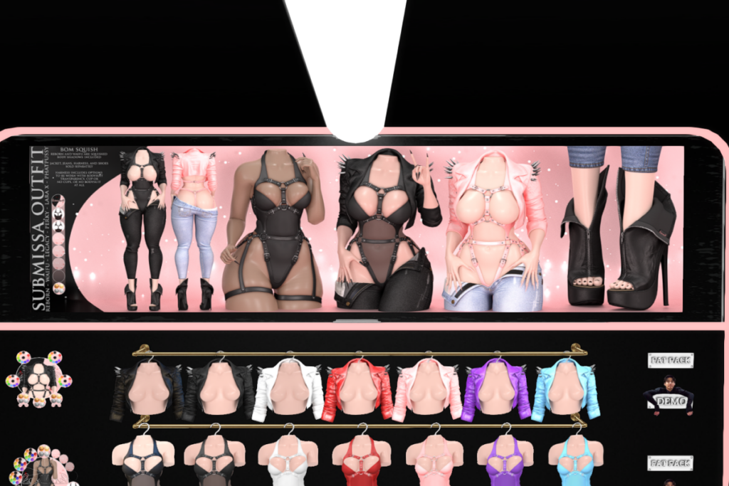 Submissa Set - Legacy/MaitreyaX/Reborn/+mods, L$295-L$395 each/L$1250-L$2500 each FP