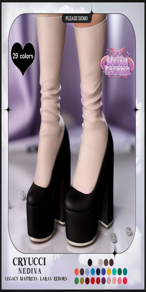 Nediva Heels - Legacy/Maitreya/Reborn/+mods