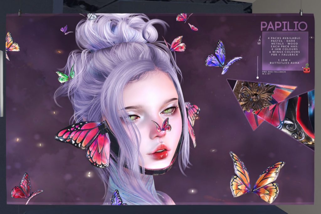 Papilio Jaw &amp; Butterfly Aura, L$249 each/L$888 FP