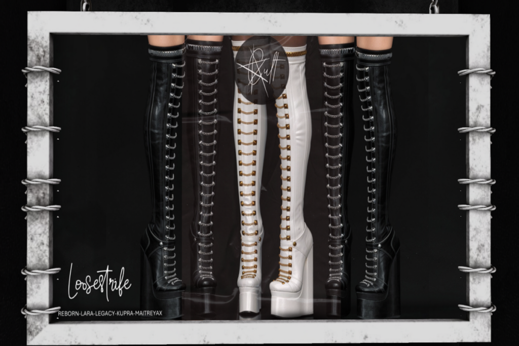Loosetrife Boots - Inithium/Legacy/Maitreya/Reborn/+mods, L$369