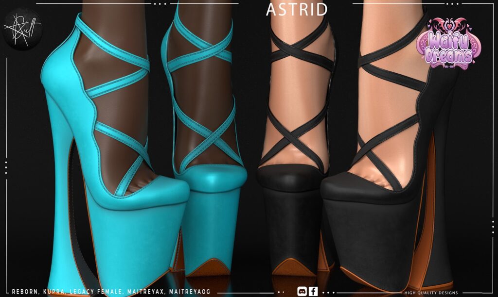Astrid Heels - Inithium/Legacy/Maitreya/Reborn/+mods