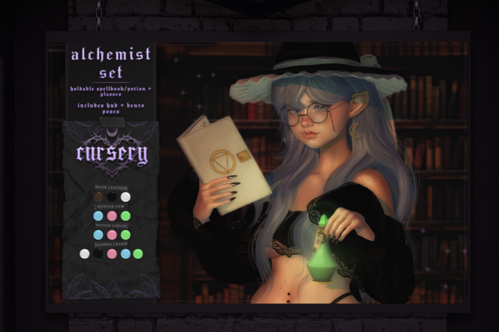 Alchemist Set, L$249 each/L$799 FP