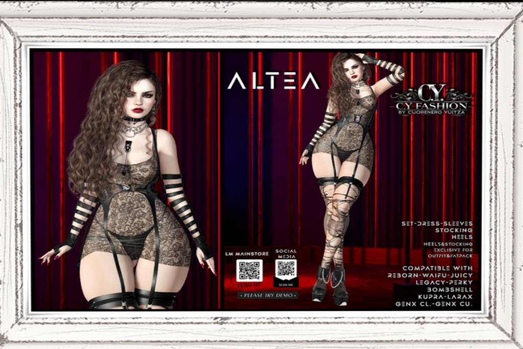 Altea Dress - GenX/Inithium/Legacy/MaitreyaX/Reborn/+mods, L$249 each/L$410 FP