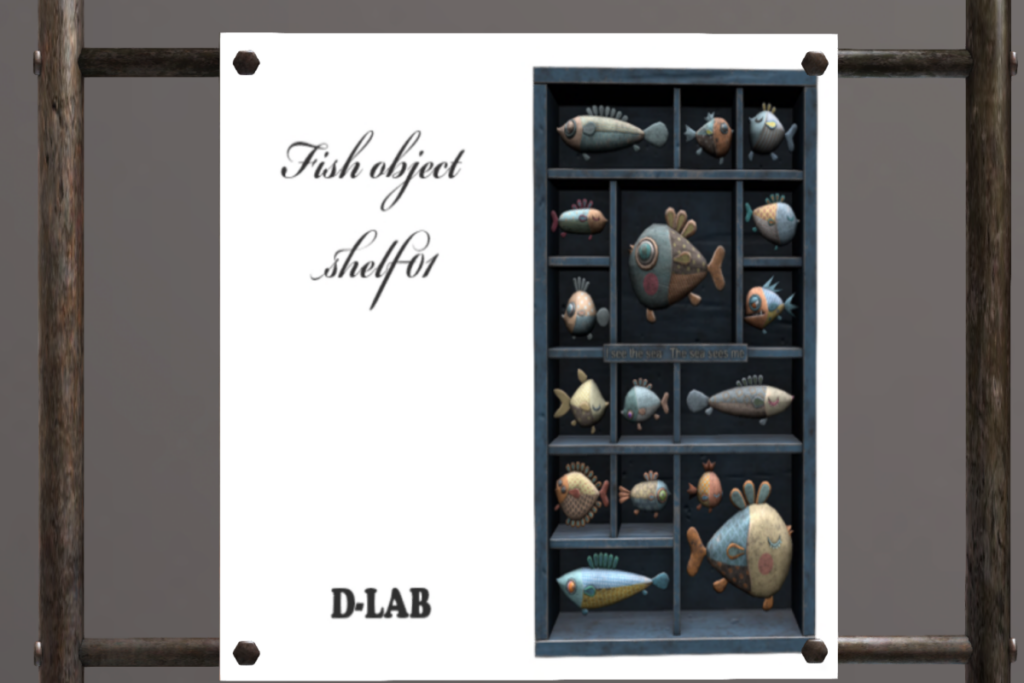 Fish Object Shelf, L$299