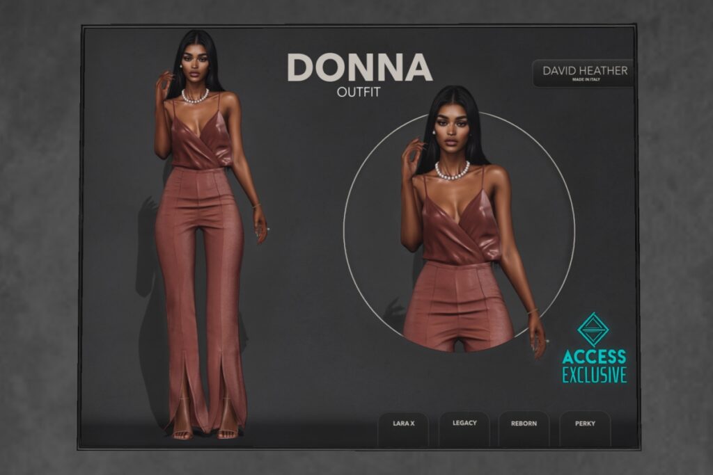 Donna Outfit - Legacy/MaitreyaX/Reborn/+mods, L$300 each/L$2150 each FP
