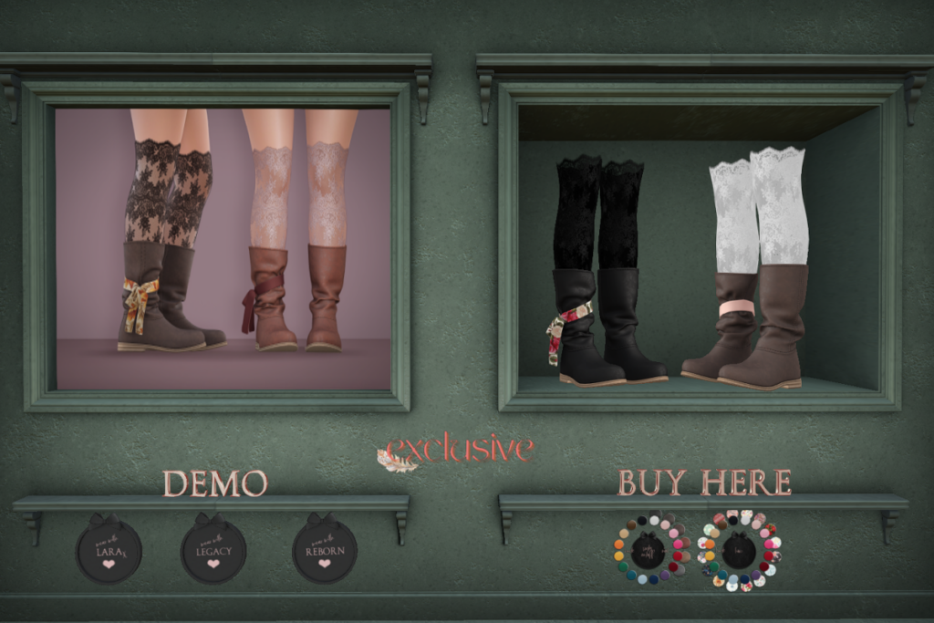 Aria Boots - Legacy/MaitreyaX/Reborn, L$490