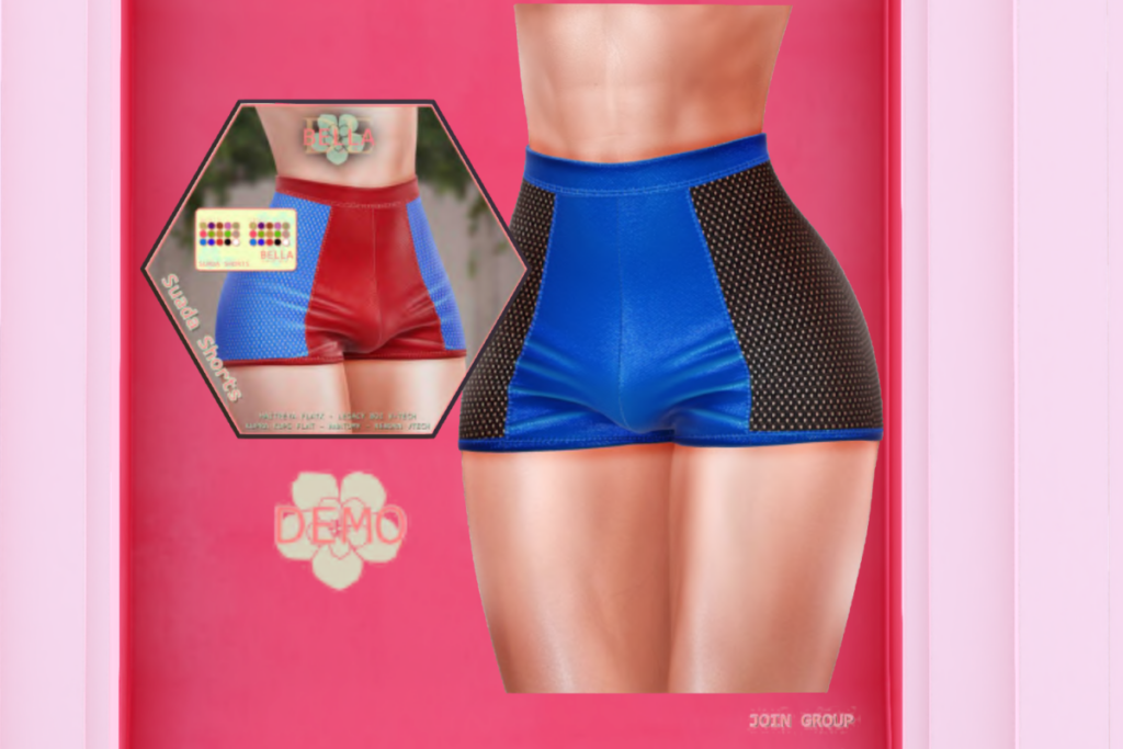 Suada Shorts - Anatomy/Kupra Kups Flat/Legacy Boi V-Tech/Maitreya FlatX/Reborn VTech, L$899