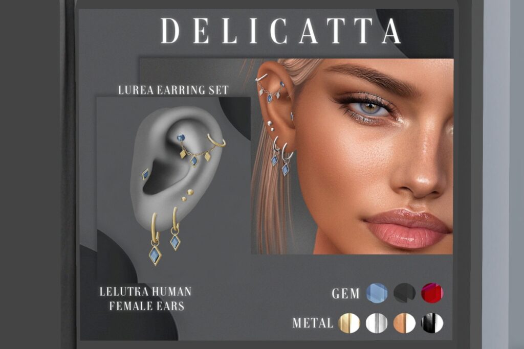 Lurea Earring Set - EvoX F Human, L$249 FP