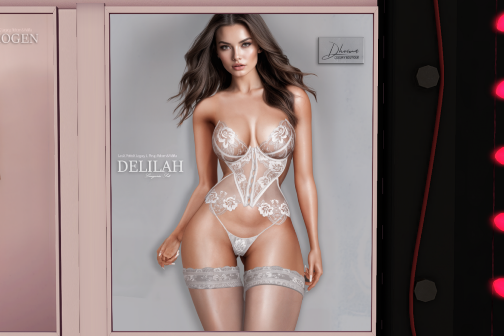 Delilah Lingerie Set - Legacy/MaitreyaX/Reborn/+mods, L$348 each/L$1498 FP
