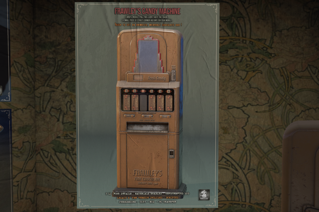 Frawley&#039;s Candy Machine, L$379