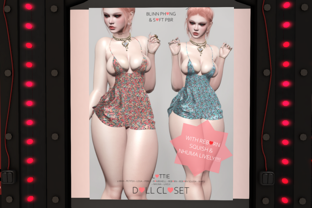 Lottie Dress - Legacy/Maitreya/Nhumana/Reborn/+mods, L$699 each/L$1999 FP