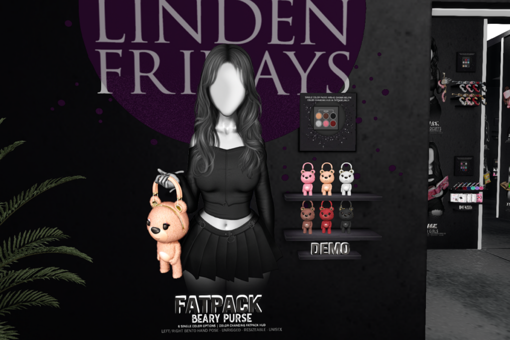 Beary Purse	&lt;a href=&quot;http://maps.secondlife.com/secondlife/Mug/91/232/33&quot; target=&quot;_blank&quot;&gt;Teleport&lt;/a&gt;