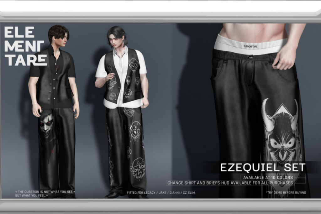 Ezequiel Set - CZ Slim/Gianni/Jake/Legacy, L$280 each/L$900 each FP