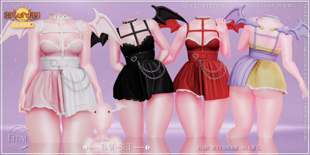 Bat Set - Reborn	&lt;a href=&quot;http://maps.secondlife.com/secondlife/Happy%20Hills/37/59/1002&quot; target=&quot;_blank&quot;&gt;Teleport&lt;/a&gt;