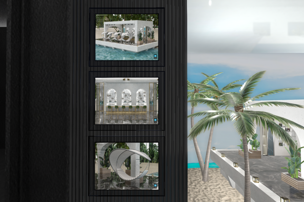 Balos Summer Bar&amp;Club, L$3290 | Balos Bar, L$990 | Balos Swing Hammock, L$690
