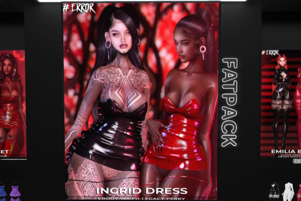 Ingrid Dress - Legacy/Reborn/+mods, L$199 each/L$999 FP