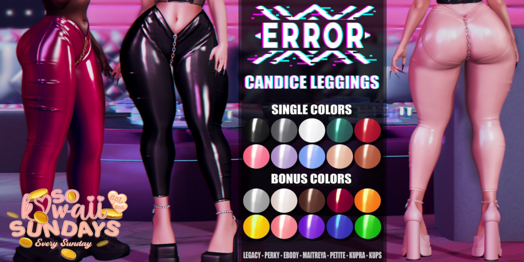 Candice Leggings - Inithium/Legacy/Maitreya/Reborn	&lt;a href=&quot;http://maps.secondlife.com/secondlife/Crystal%20Isle/111/129/61&quot; target=&quot;_blank&quot;&gt;Teleport&lt;/a&gt;
