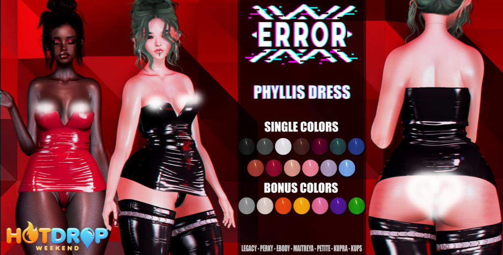 Phyllis Dress - Inithium/Legacy/Maitreya/Reborn/+mods