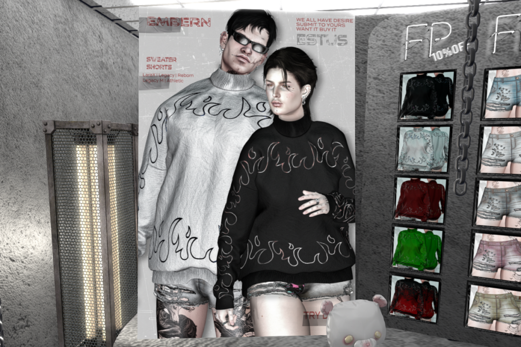 Embern Sweater and Shorts - Legacy F+M/MaitreyaX/Reborn/+mods, L$249 each/L$666 each FP