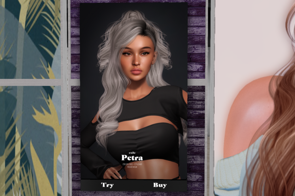 Petra Hair	&lt;a href=&quot;http://maps.secondlife.com/secondlife/Climax/62/178/1081&quot; target=&quot;_blank&quot;&gt;Teleport&lt;/a&gt;