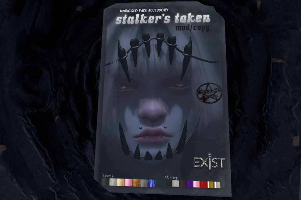 Stalker&#039;s Token Face Accessory, L$210