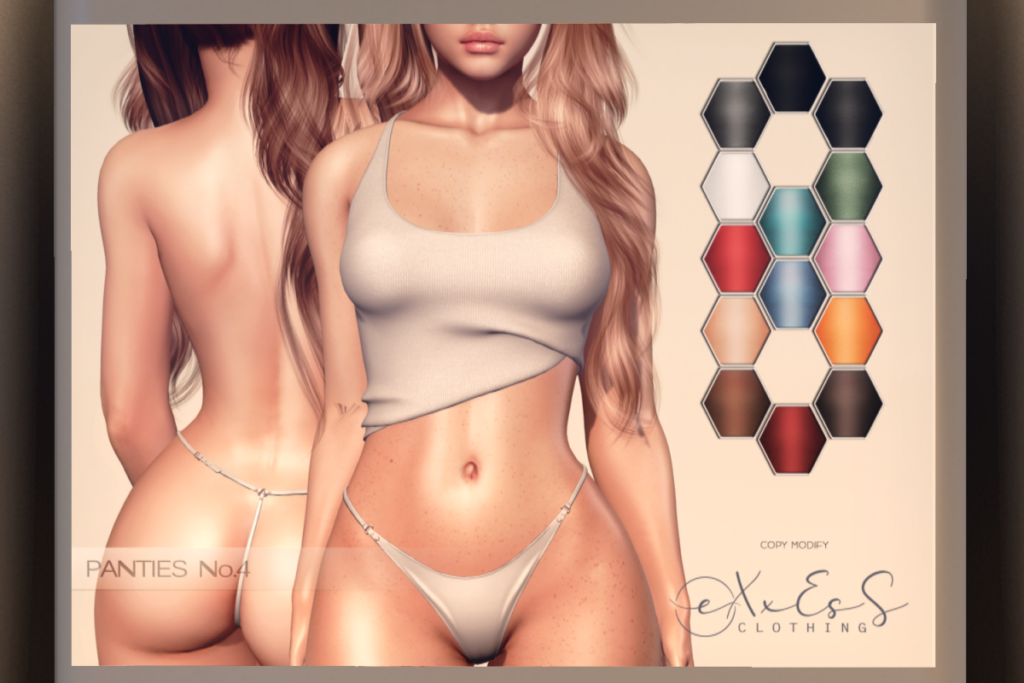 No. 4 Panties - Legacy/MaitreyaX, L$399 each